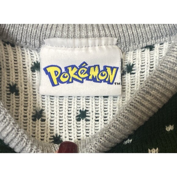 Pokémon Pikachu Ugly Christmas Sweater Kids 5-6 Years Old Holiday Snow Flake - Picture 5 of 10